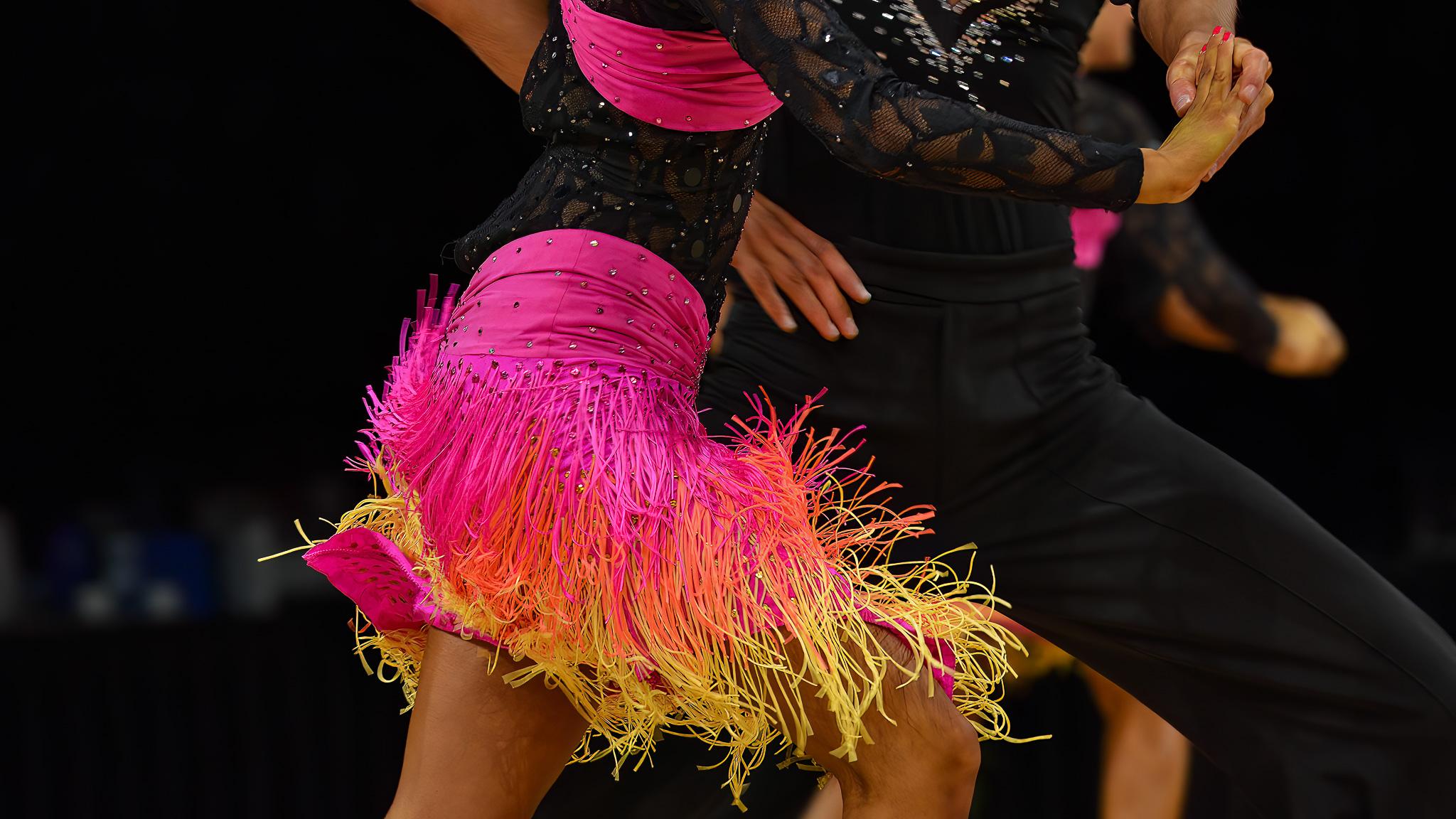 Schnelle Bewegungen im Tanzsport fotografieren