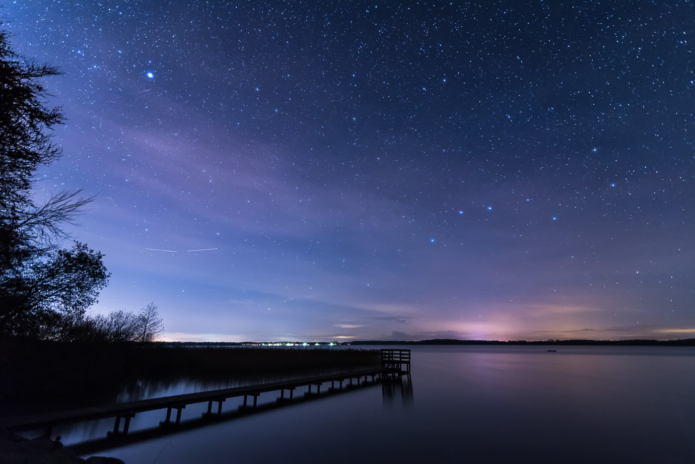 Sterne über dem Selenter See