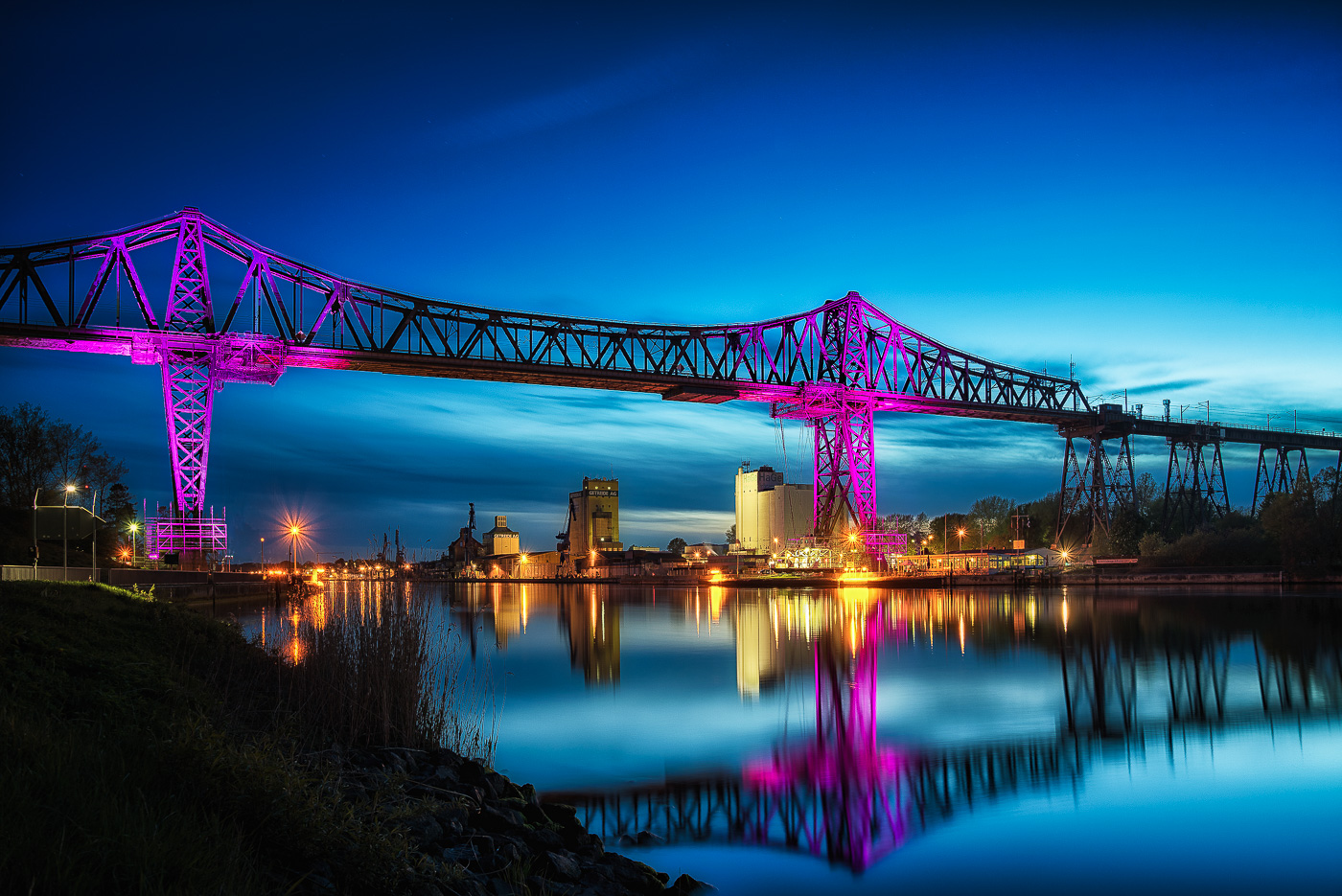 Eisenbahnhochbruecke Rendsburg