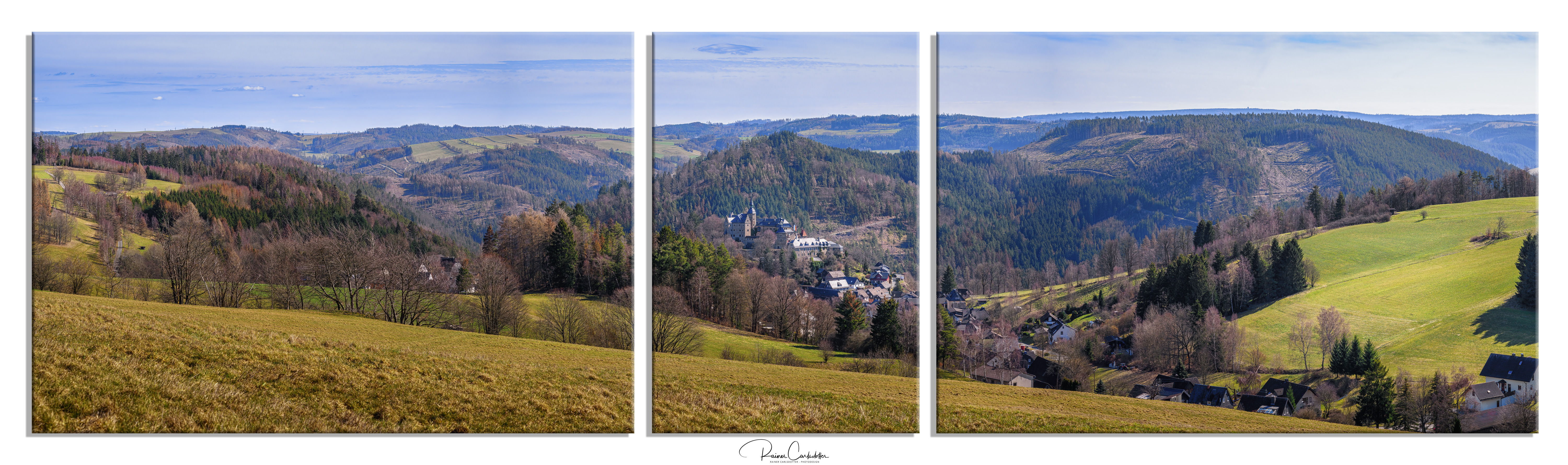 Thueringen Panorama Lauenstein