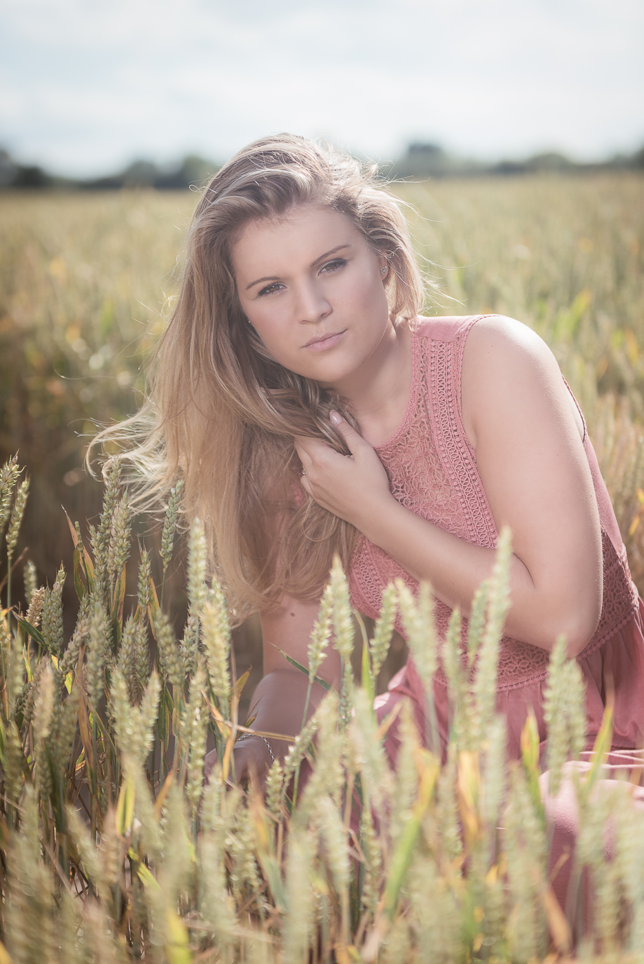 Birte im Kornfeld 07